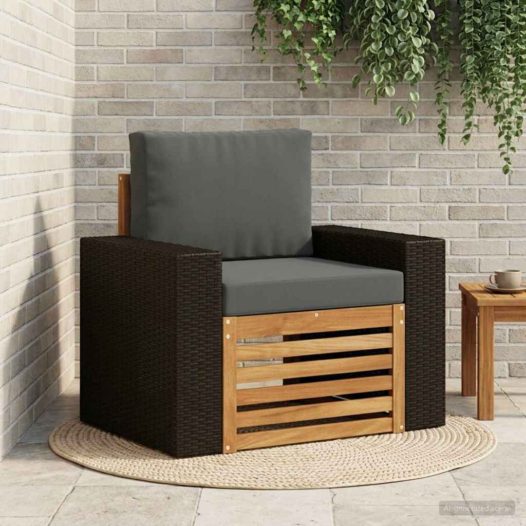 Outdoor Mittelsofa Natur