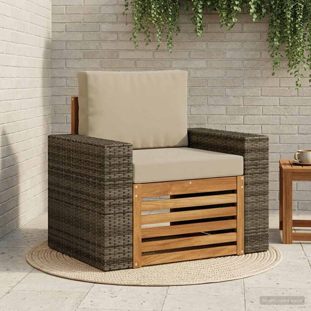 Outdoor Mittelsofa Natur