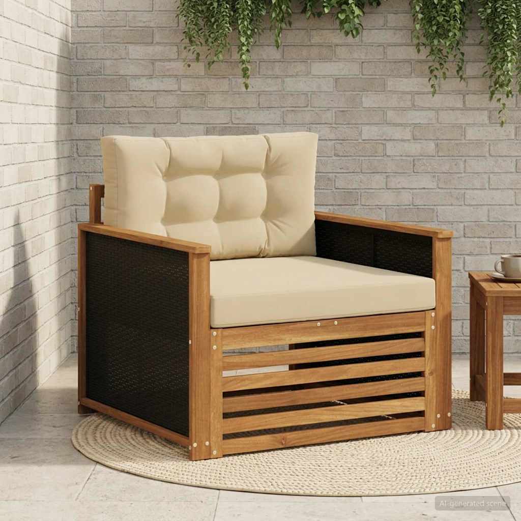 Outdoor Mittelsofa Natur