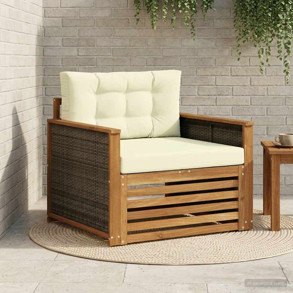 Outdoor Mittelsofa Natur