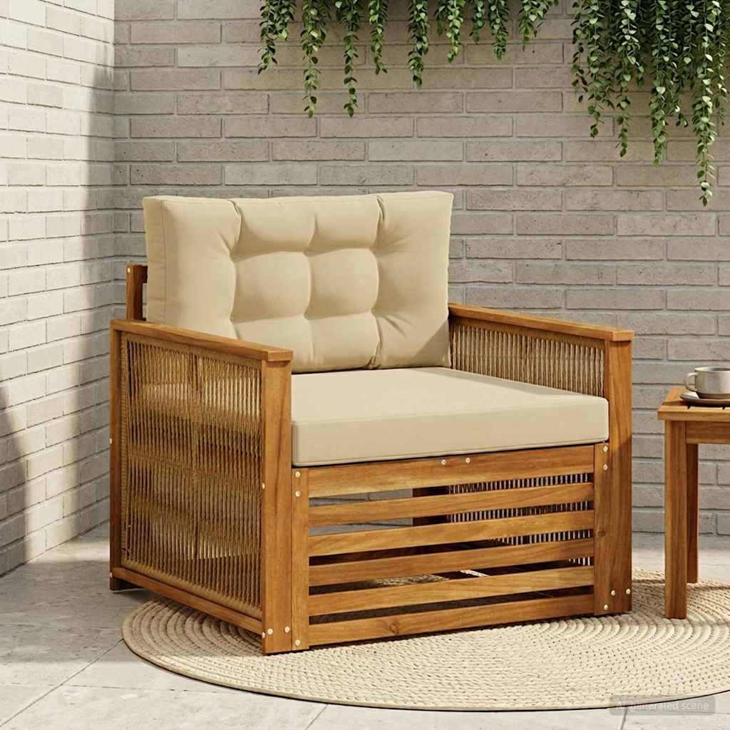 Outdoor Mittelsofa Natur