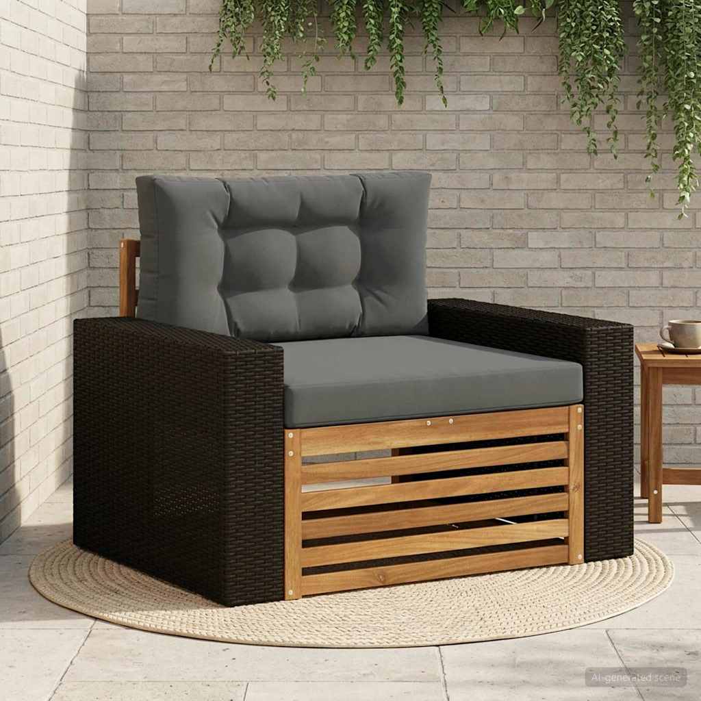 Outdoor Mittelsofa Natur