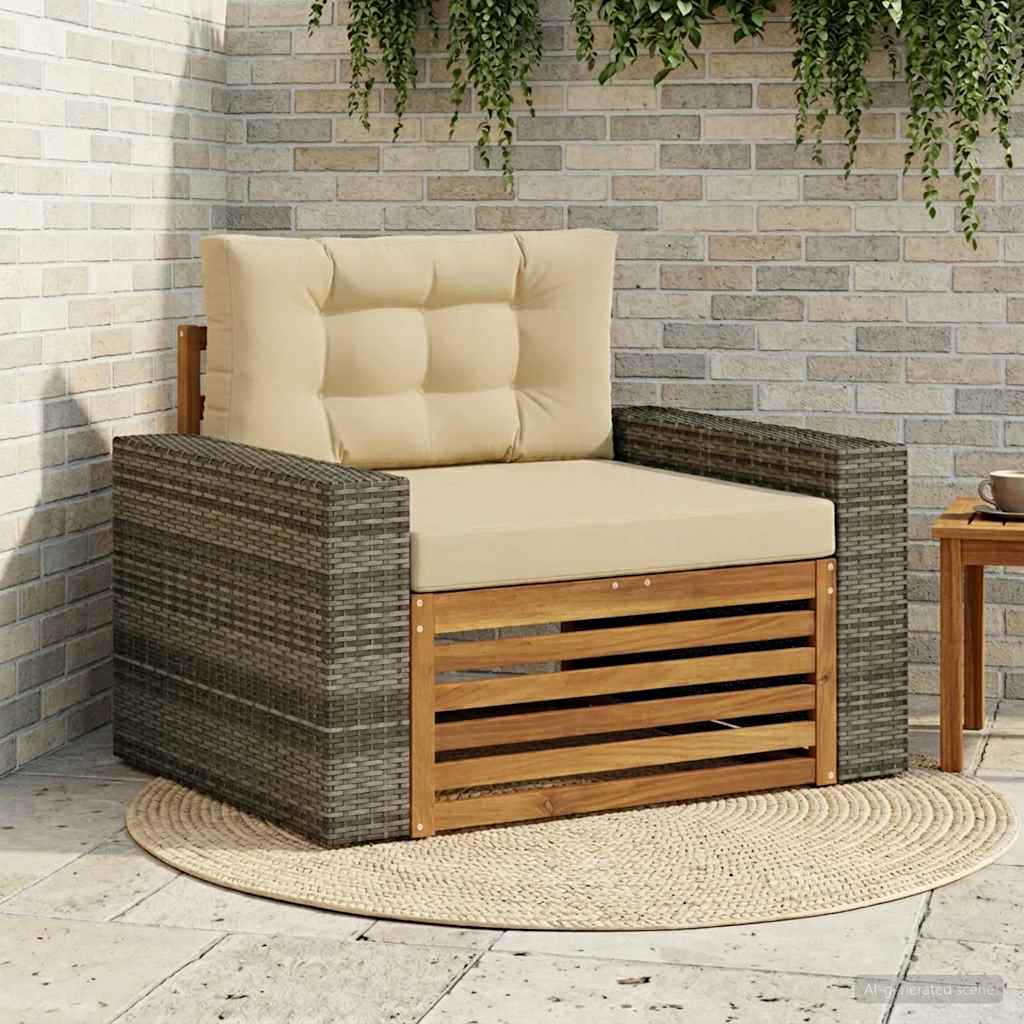 Outdoor Mittelsofa Natur