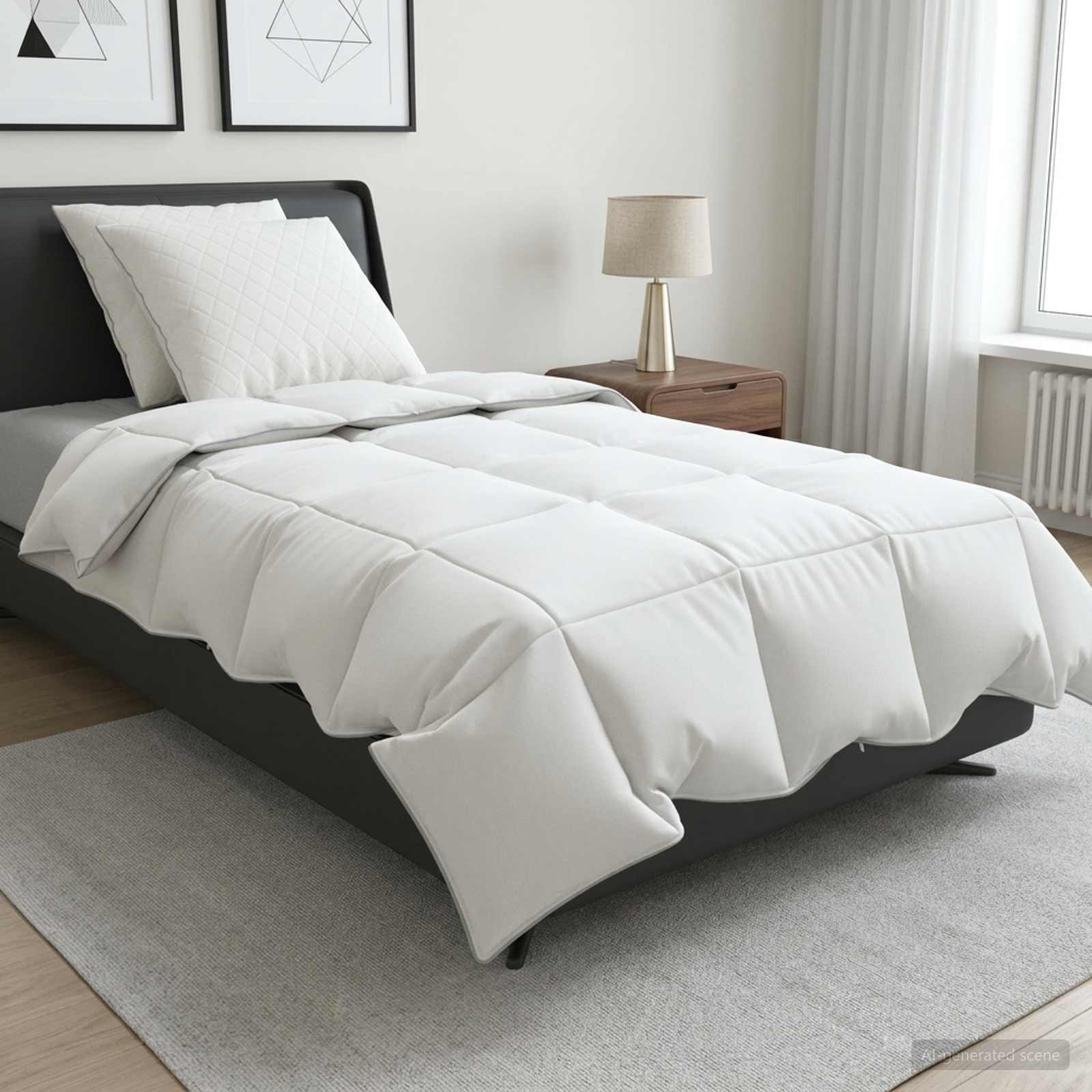 Gänsedaunen-Bettdecken-Set 90% FULDA 3 stk. 135 x 220 cm Sommer