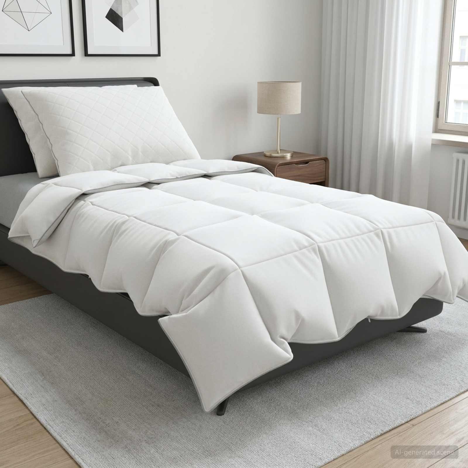 Gänsedaunen-Bettdecken-Set 90% FULDA 3 stk. 135 x 220 cm Sommer