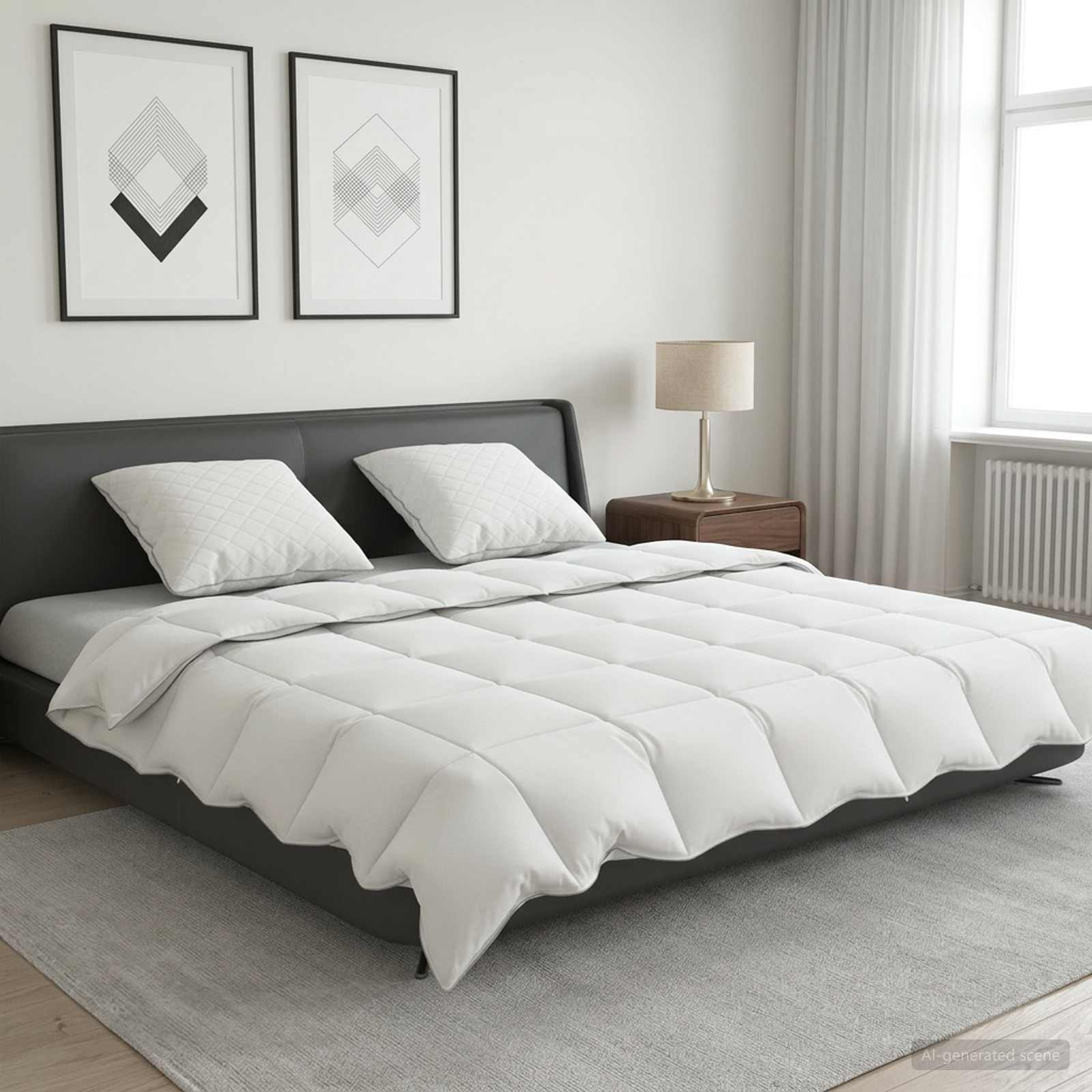 Gänsedaunen-Bettdecken-Set 90% FULDA 3 stk. 220 x 240 cm Sommer