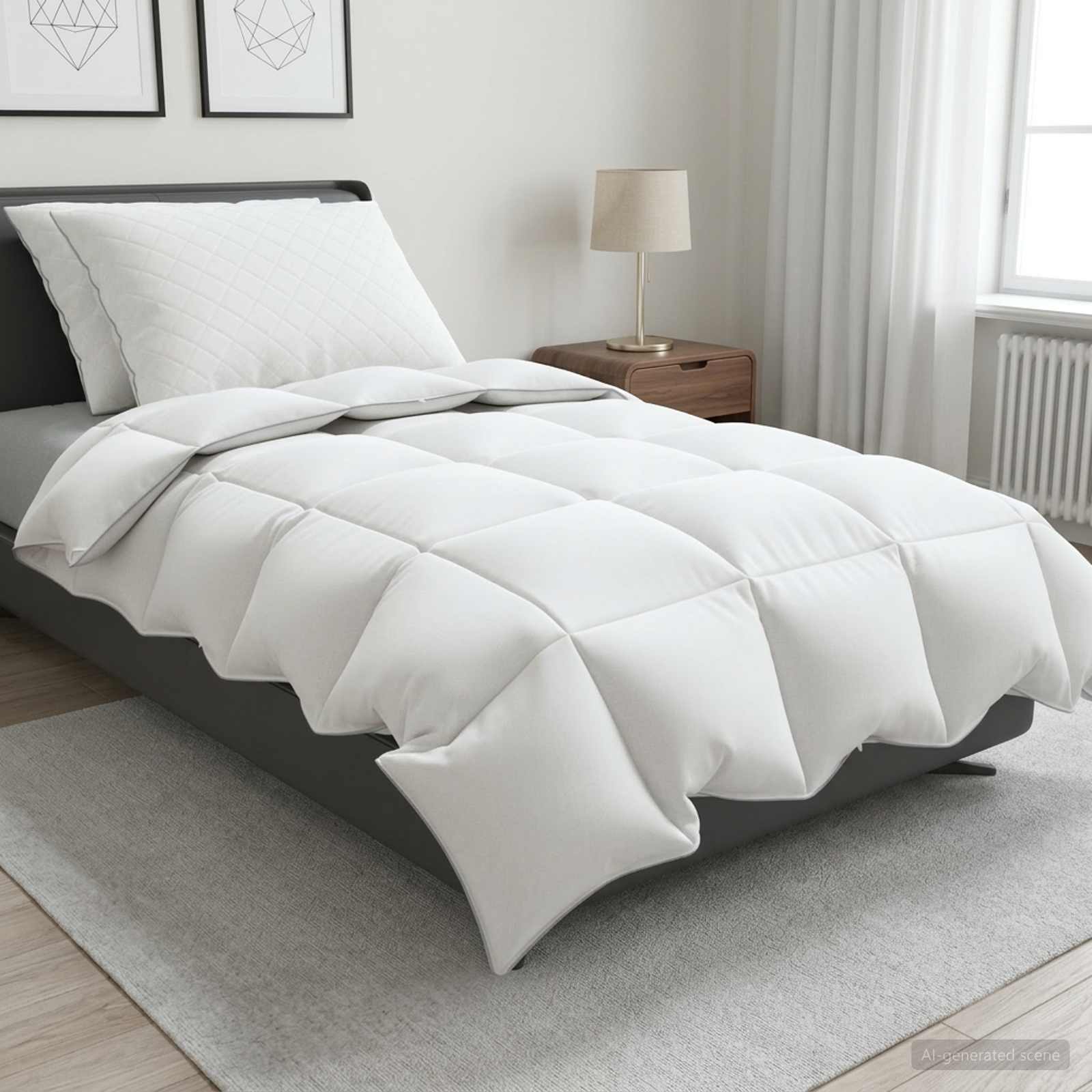 Gänsedaunen-Bettdecken-Set 90% FULDA 3 stk. 155 x 220 cm Winter