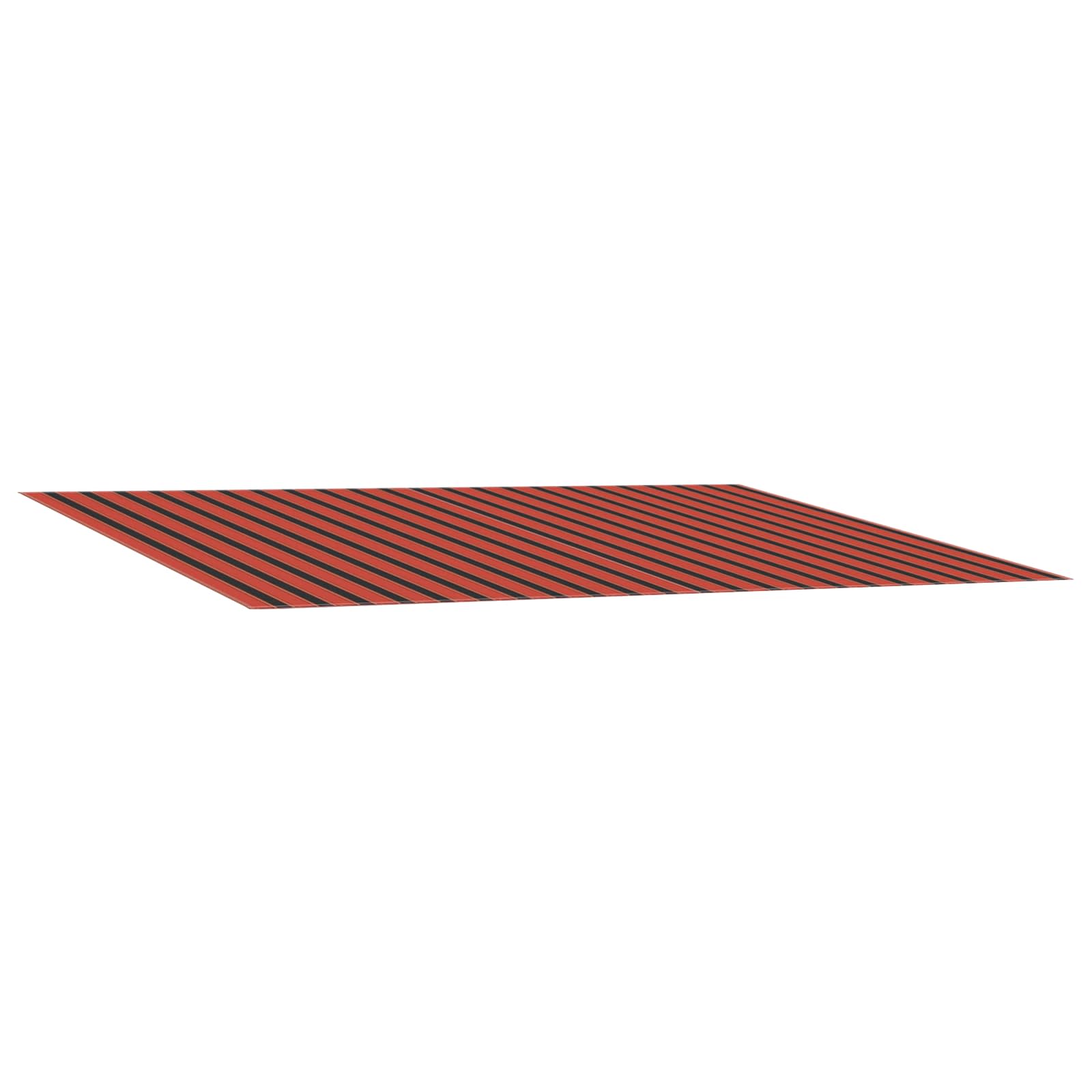 Markisenersatzstoff Orange und Braun 300 x 250 cm Polyester