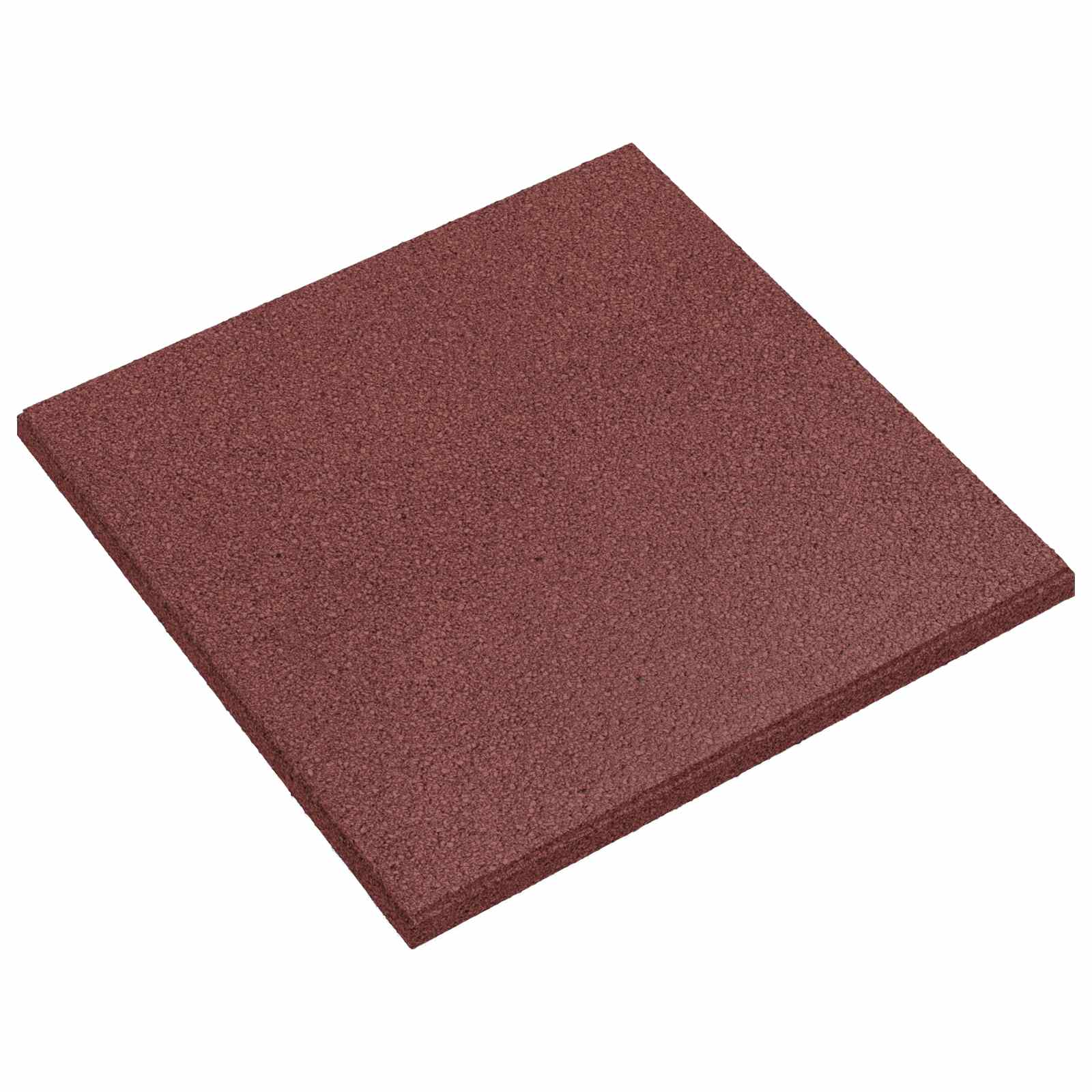 Sturzschutzfliesen 18 Stk. Rot 50 x 50 cm Gummi