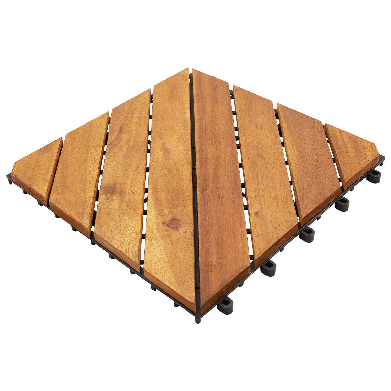 Terrassenfliese 20 Stk. Braun 30 x 30 cm Akazien-Hartholz
