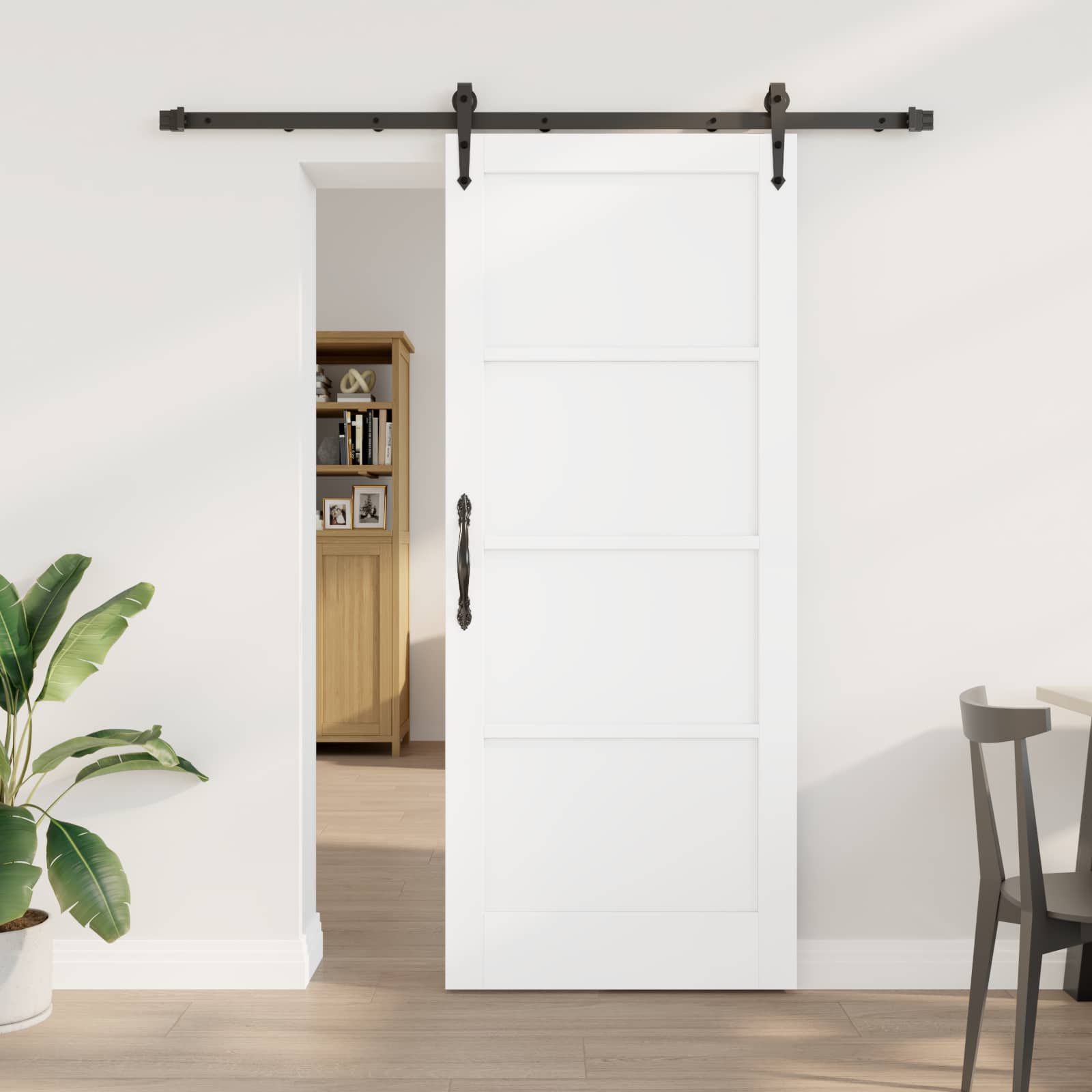 Schiebetür ORKDAL 83 x 202 cm Massives Kiefernholz