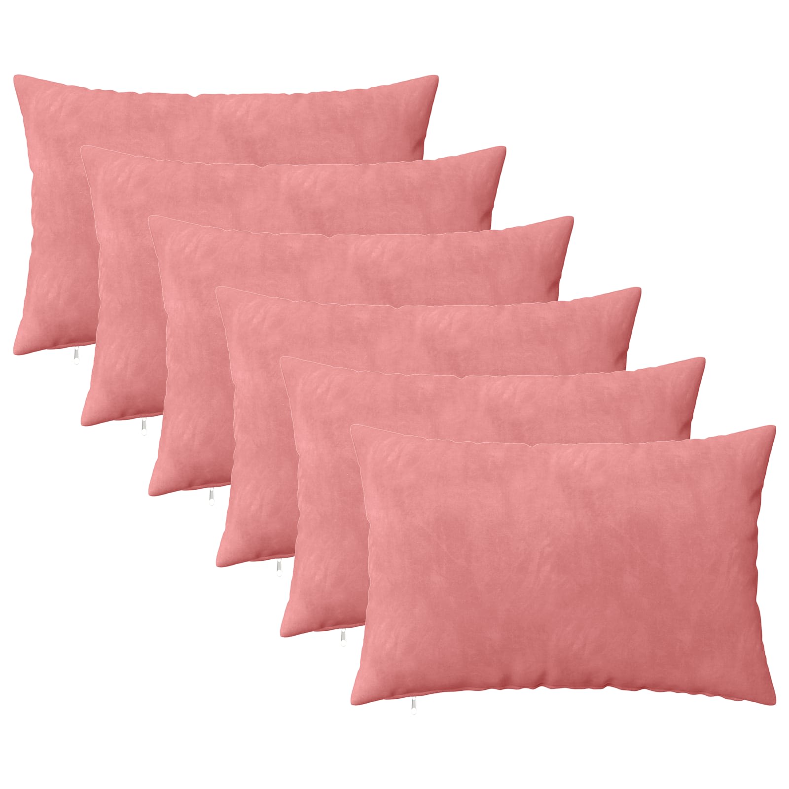 Kissen mit Kissen HEERLEN 6 Stk. Rosa Samt