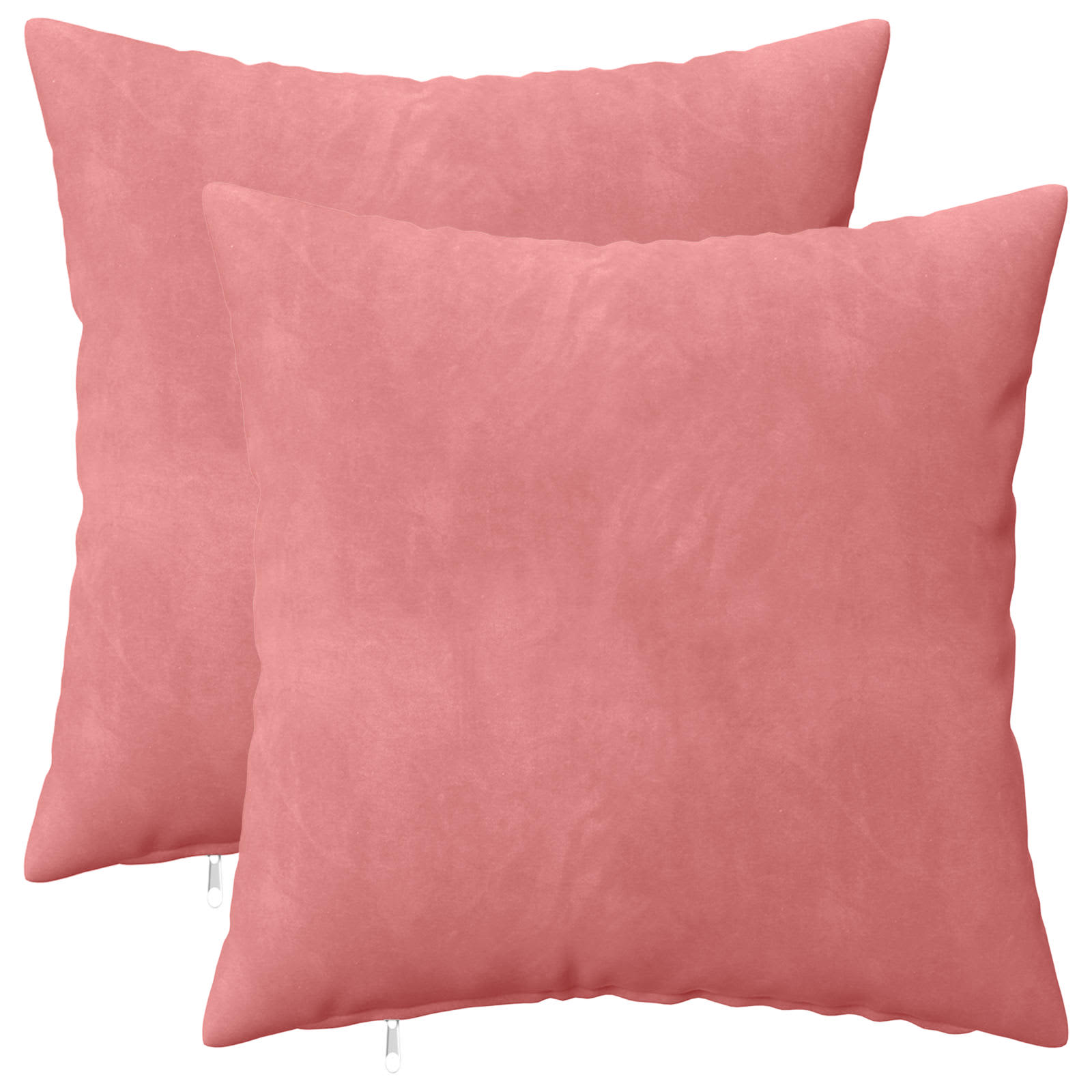 Kissen mit Kissen HEERLEN 2 Stk. Rosa Samt