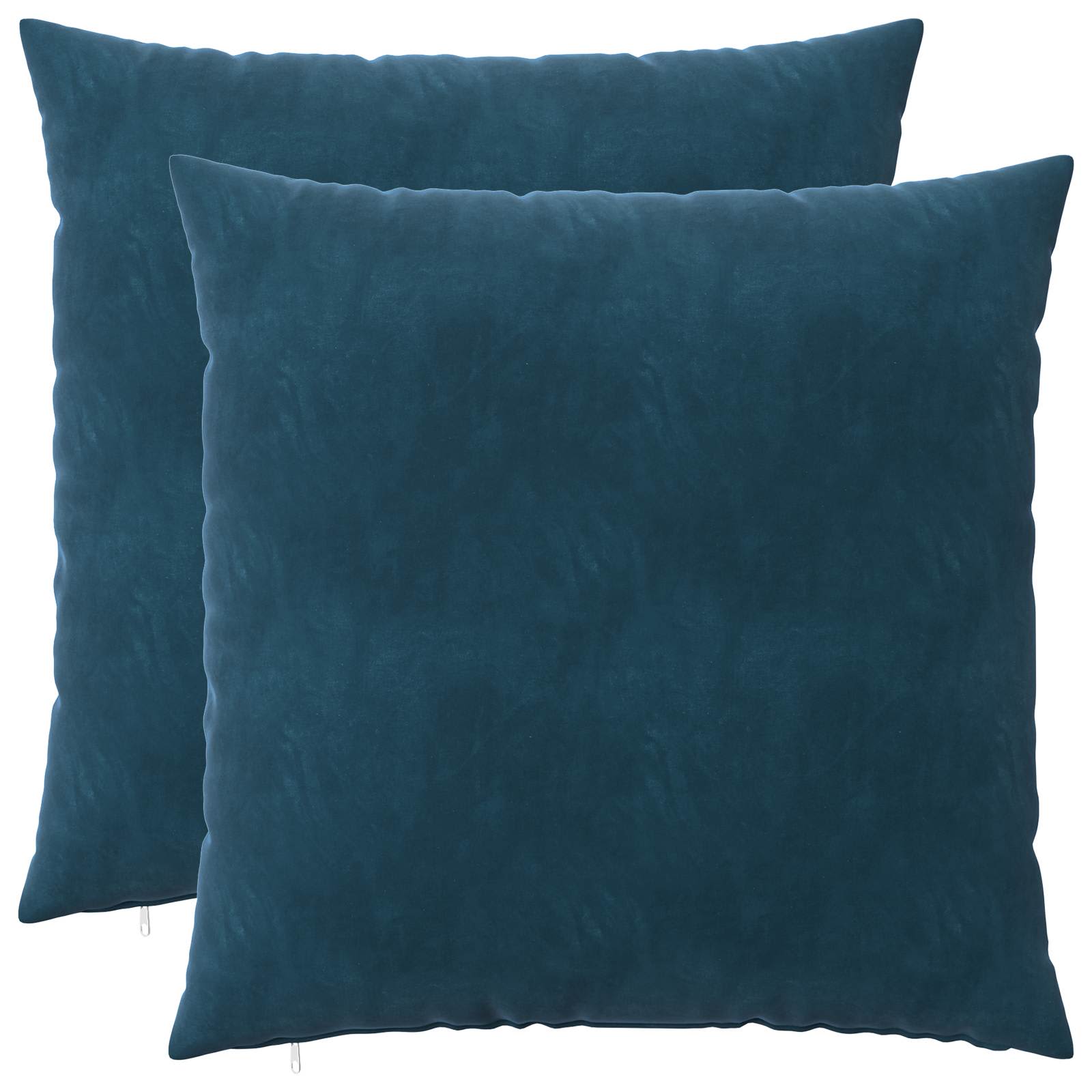 Kissen mit Kissen HEERLEN 2 Stk. Blau Samt