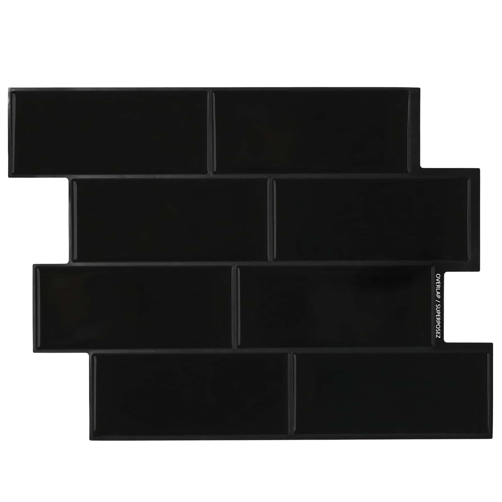 Dekorative Aufkleber 50 stk. Schwarz 29 x 21 cm