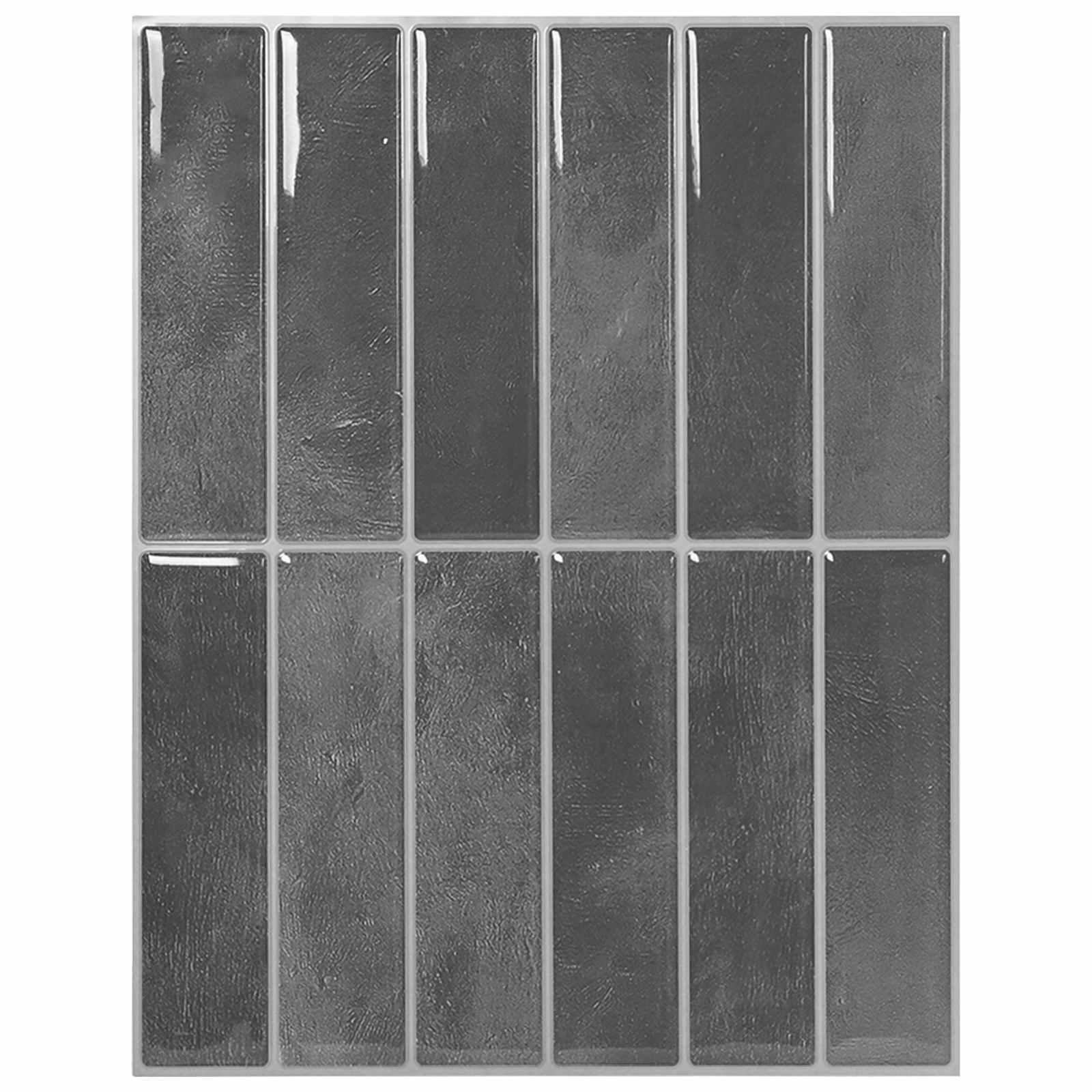 Rechteckige Fliese 50 Stk. Grau 29 x 23 x 0,08 cm