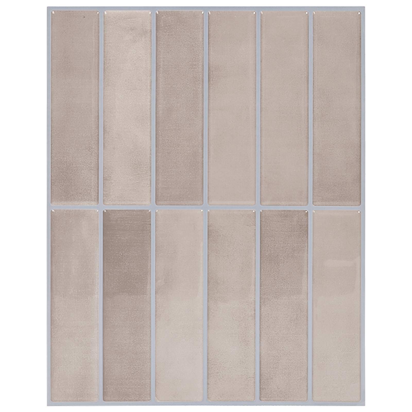 Rechteckige Fliese 20 Stk. Beige Kaffee 29 x 23 x 0,08 cm