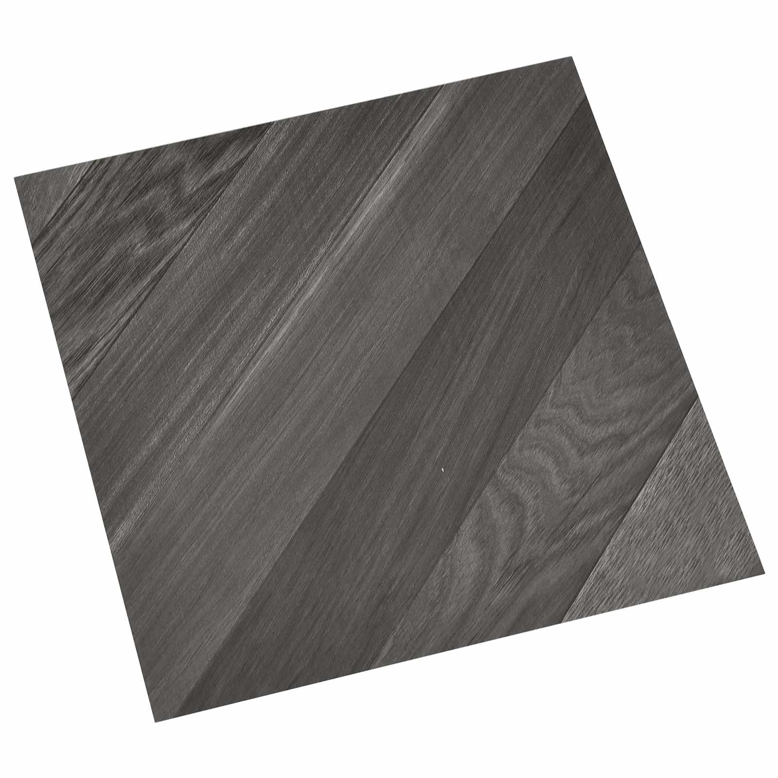 Selbstklebende Bodenplanken Gestreift Grau 30,5 x 30,5 cm
