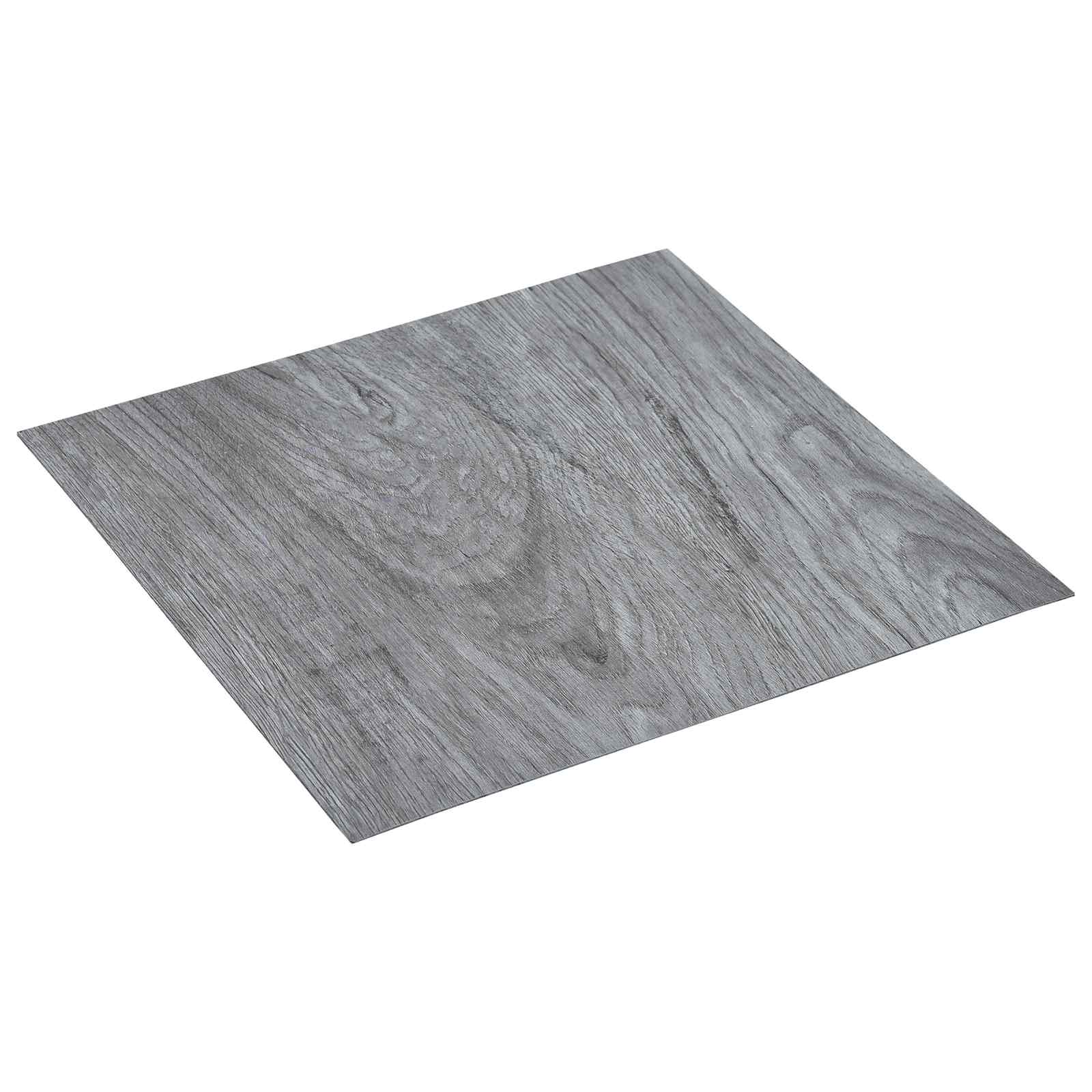 Selbstklebende Bodenplanken Braun und Anthrazit 30,5 x 30,5 cm