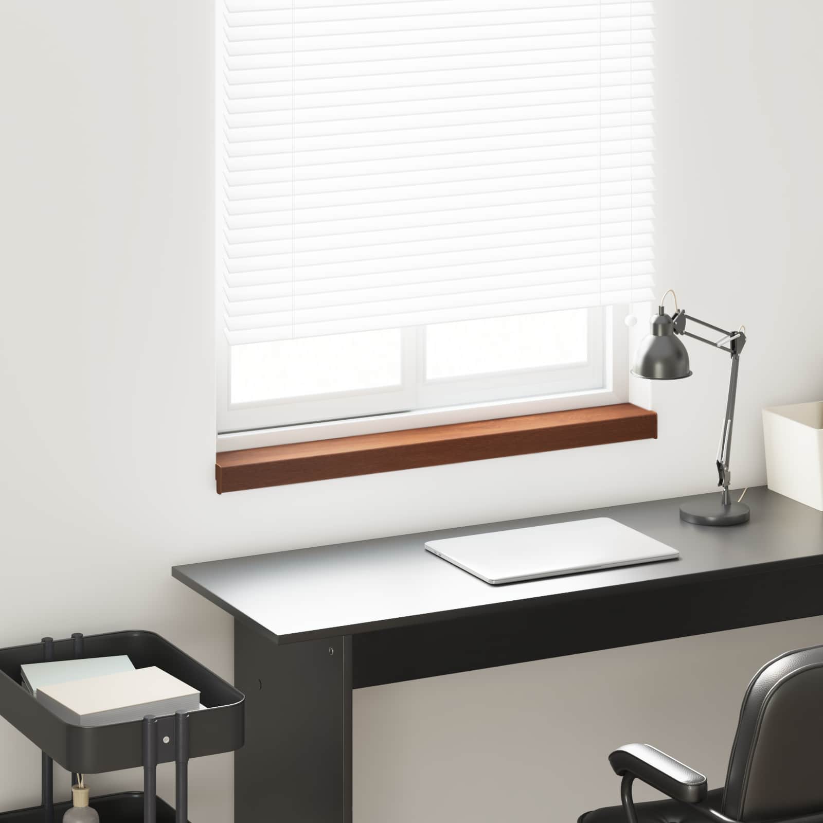 Fensterbank Braunes Holz 60 x 10 x 4,5 cm PVC