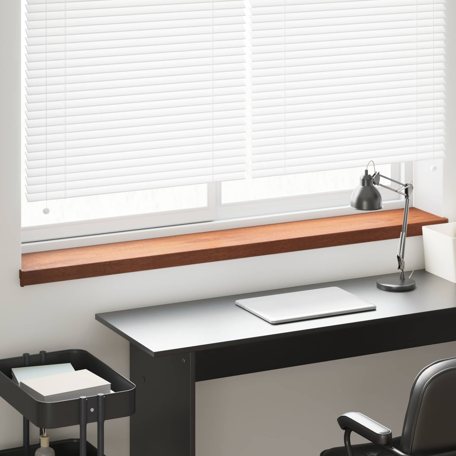 Fensterbank Braunes Holz 120 x 20 x 4,5 cm PVC