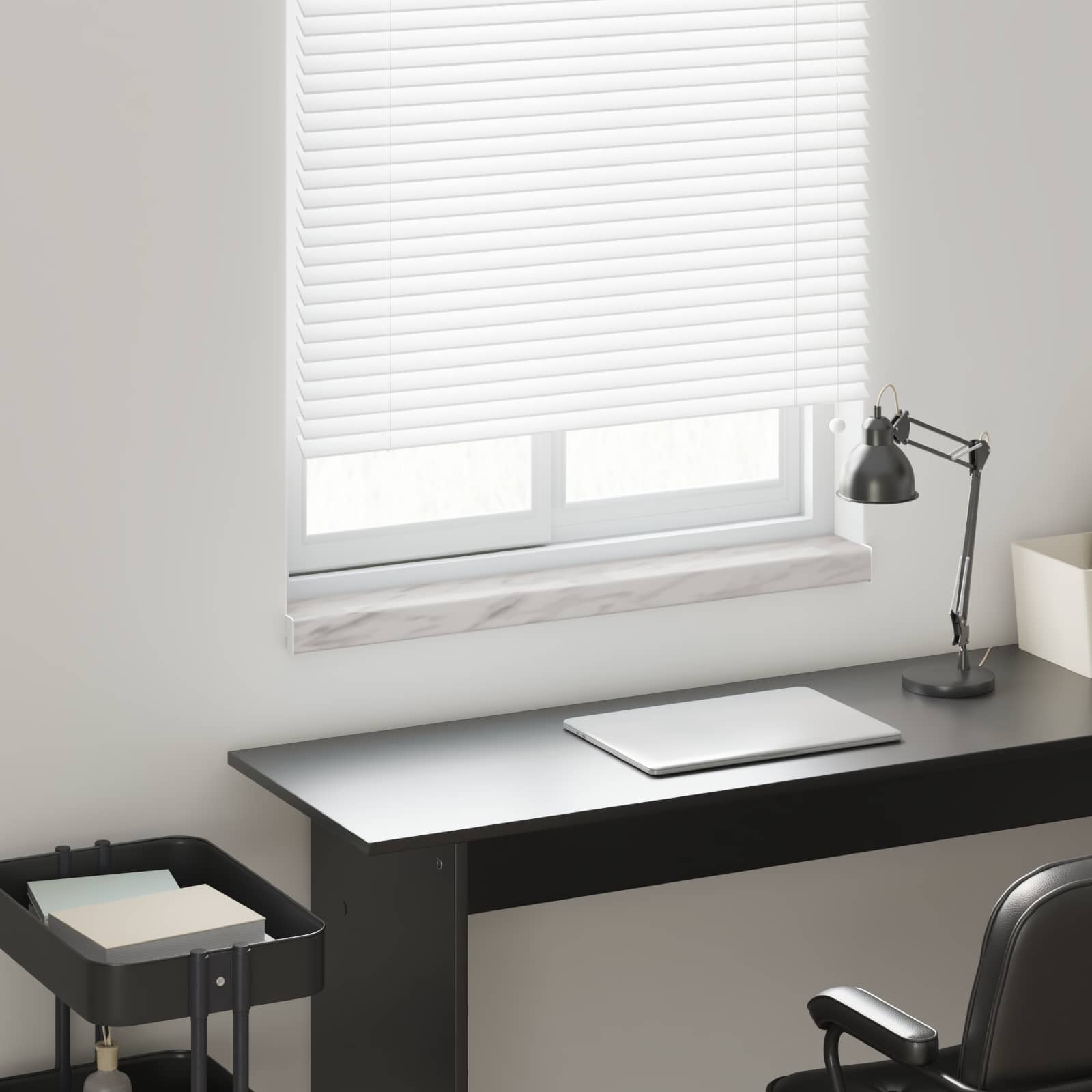 Fensterbank Marmorstruktur 80 x 10 x 4,5 cm PVC