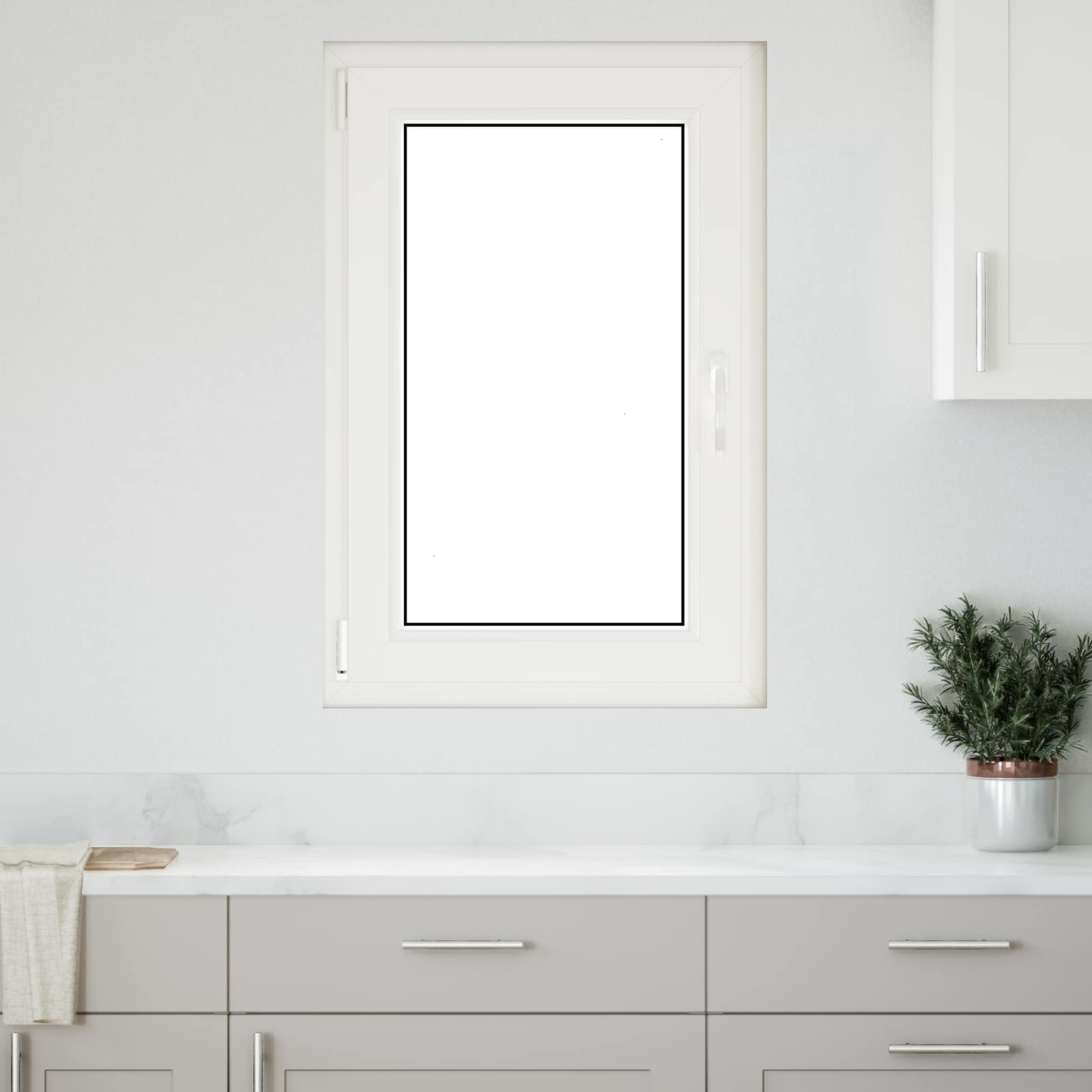 Kipp- und Drehfenster für den Keller RISOR 60 x 80 cm