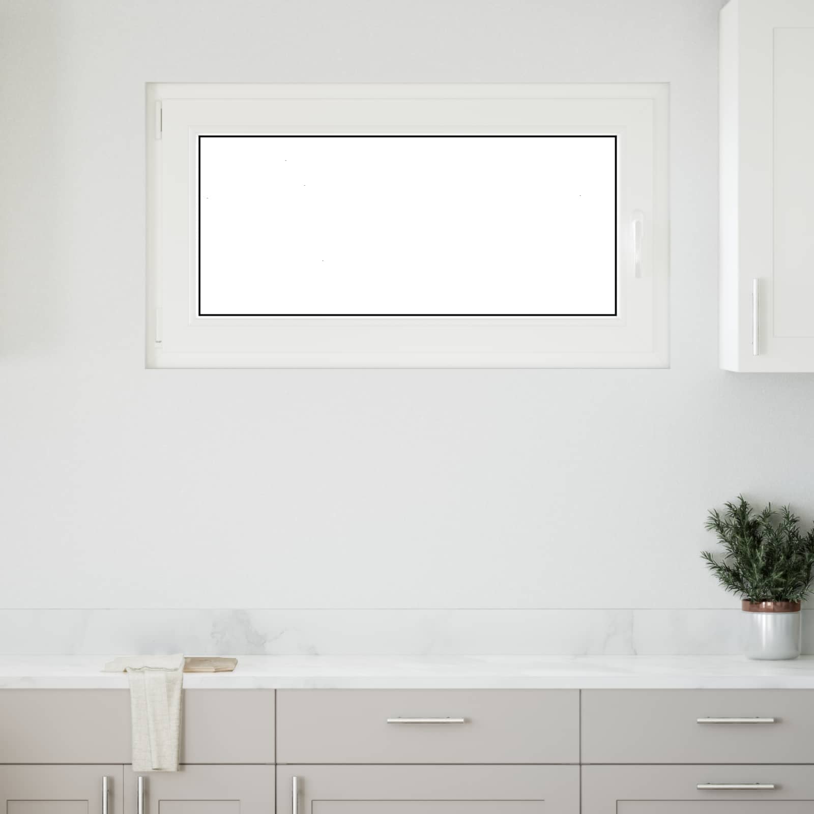 Kipp- und Drehfenster für den Keller RISOR 110 x 50 cm