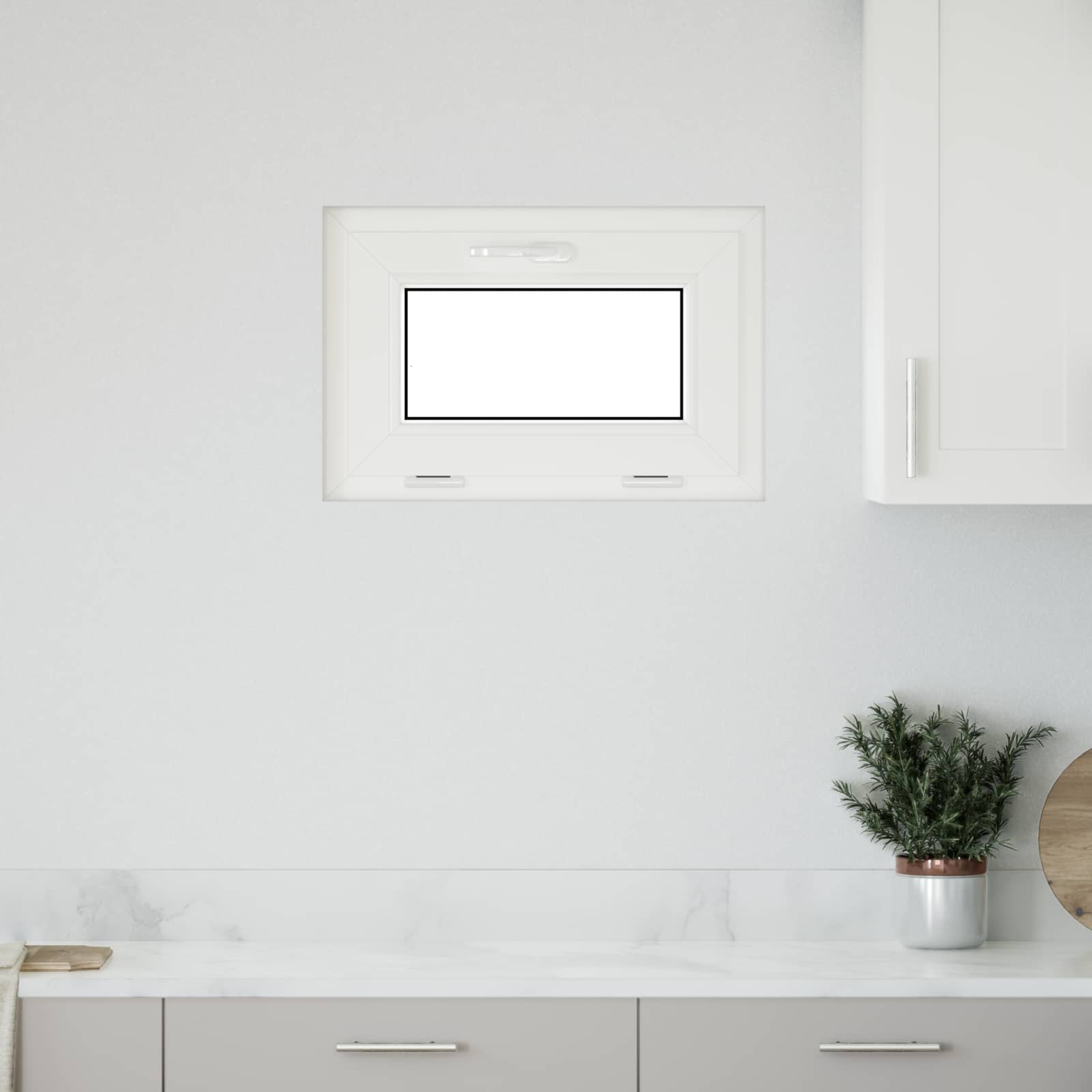 Kellerfenster RISOR 60 x 40 cm PVC und Glas