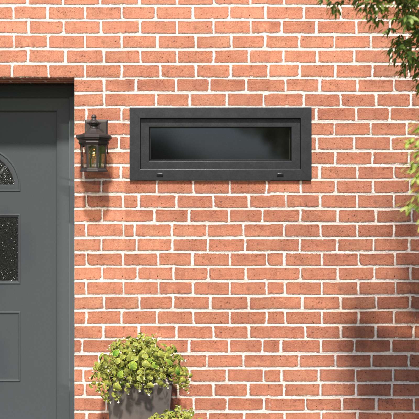 Kellerfenster RISOR 100 x 40 cm PVC und Glas