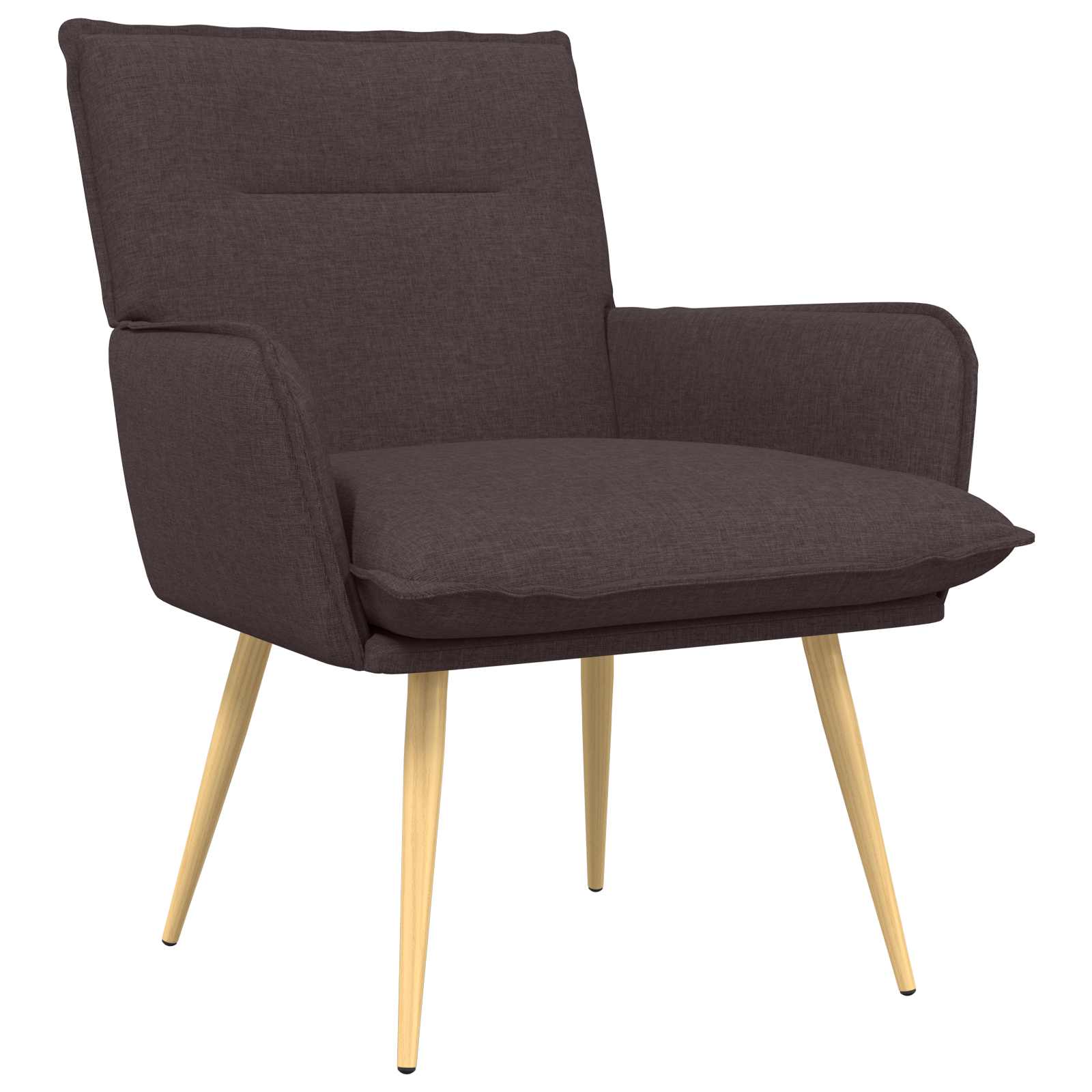 Sessel Dunkelbraun Stoff