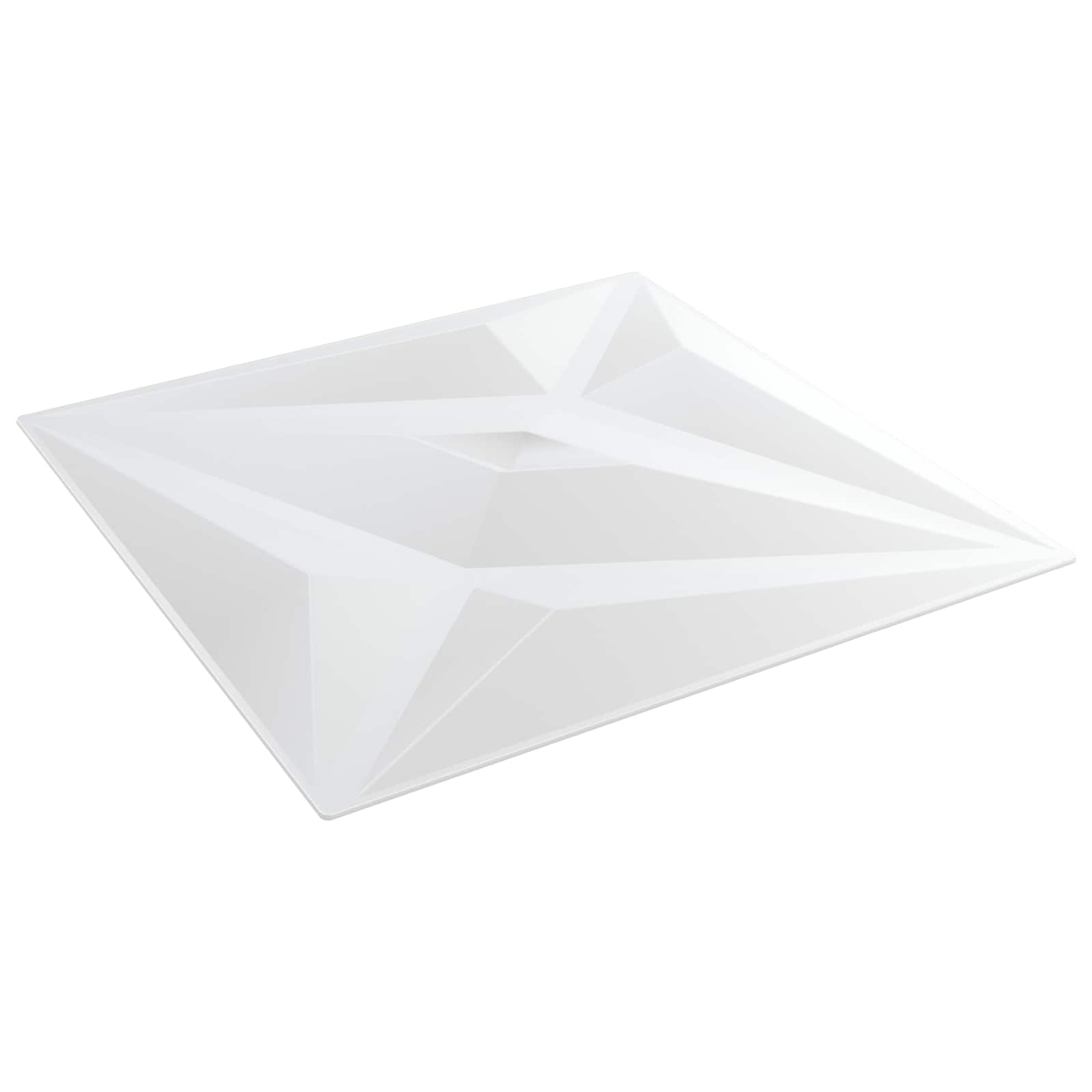 Wandpaneele 12 stk. 50 x 50 cm Weißer Stern XPS Schaum
