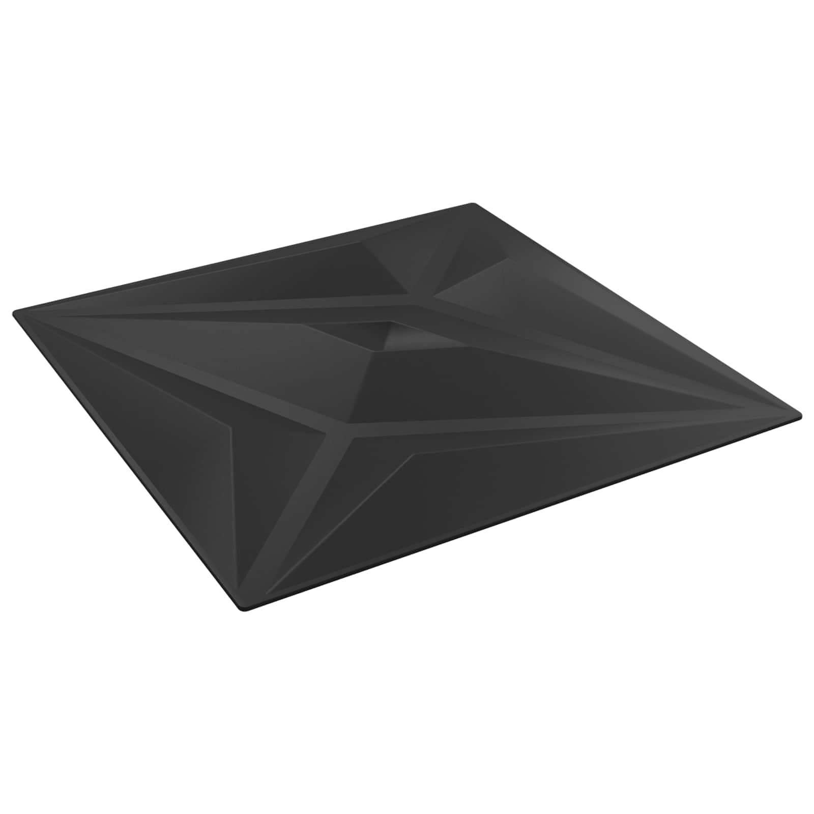 Wandpaneele 48 stk. 50 x 50 cm Schwarzer Stern XPS Schaum