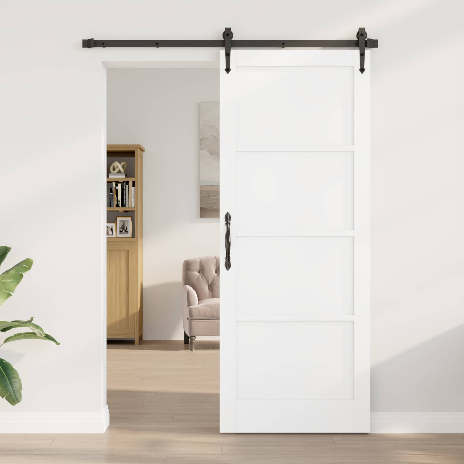 Interior Tür 83 x 211 cm Sperrholz Weiß