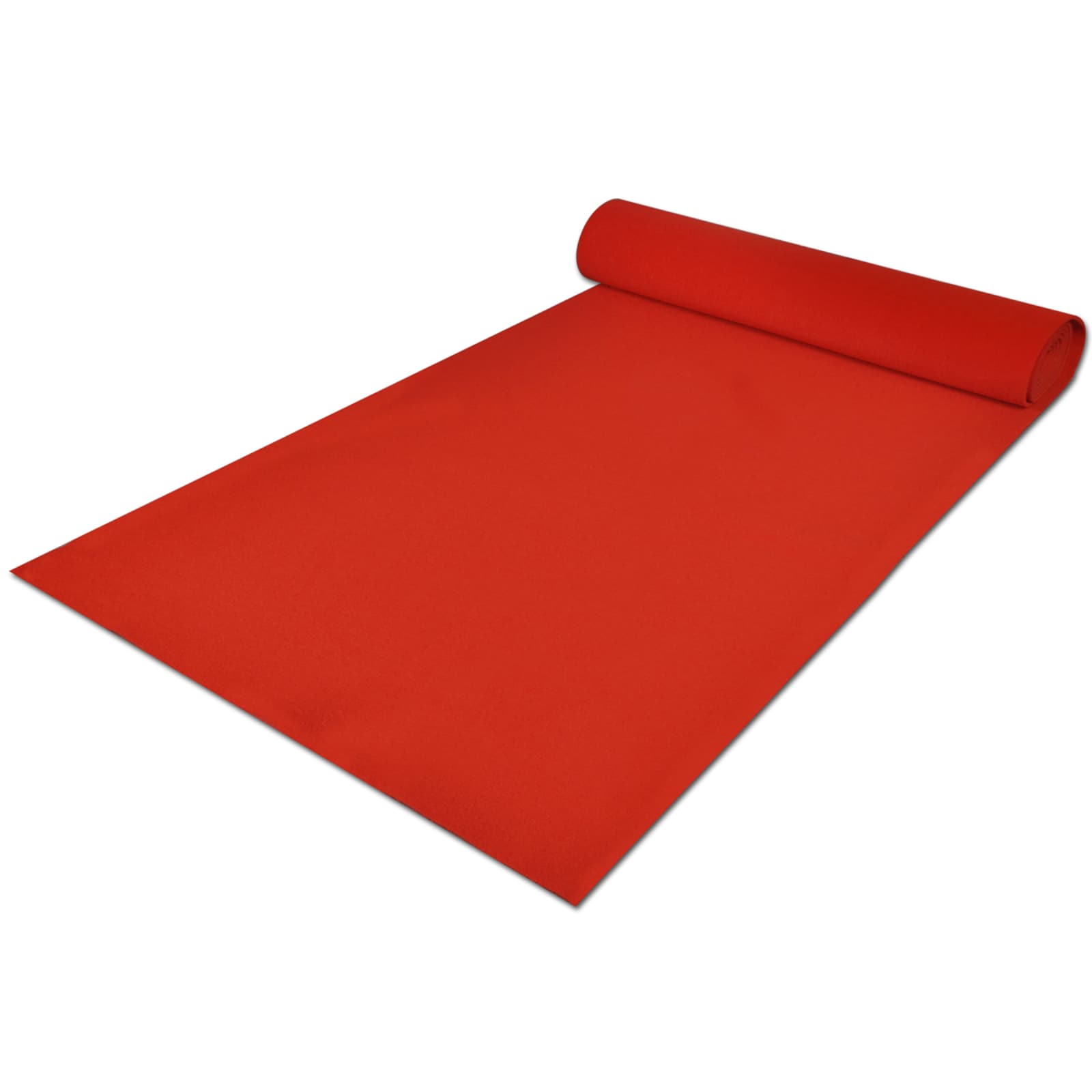 Teppich Rot 1 x 10 m Polyester